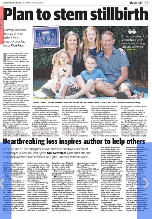Courier Mail Safer Baby Bundle newspaper article