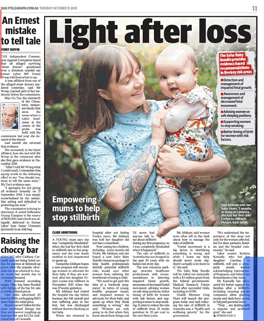 Safer Baby Bundle Daily Telegraph newspaper article